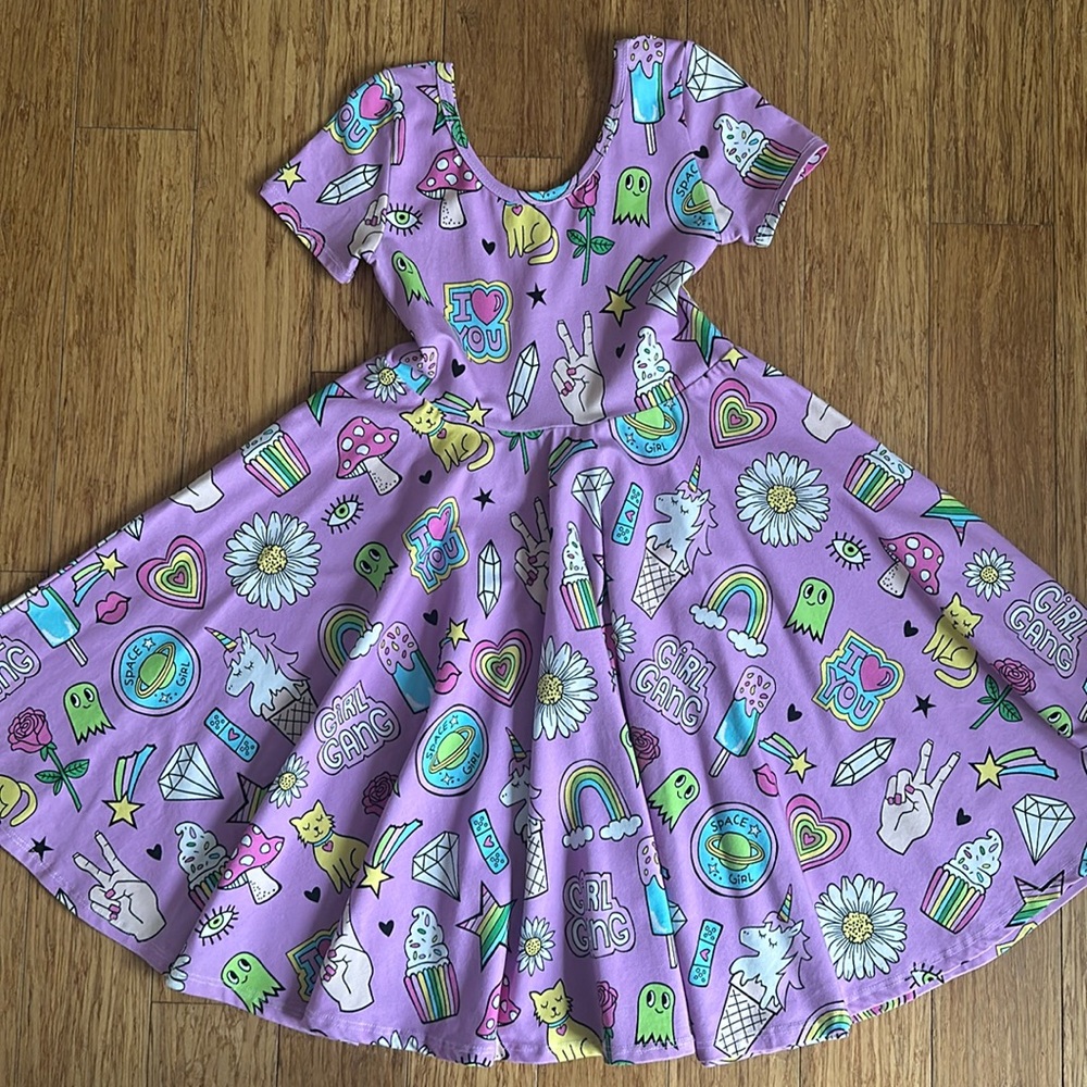 WRK Twirl dress-Girl Gang 11/12